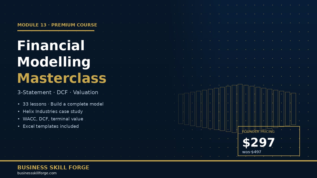 Financial Modelling Masterclass (Module 13)