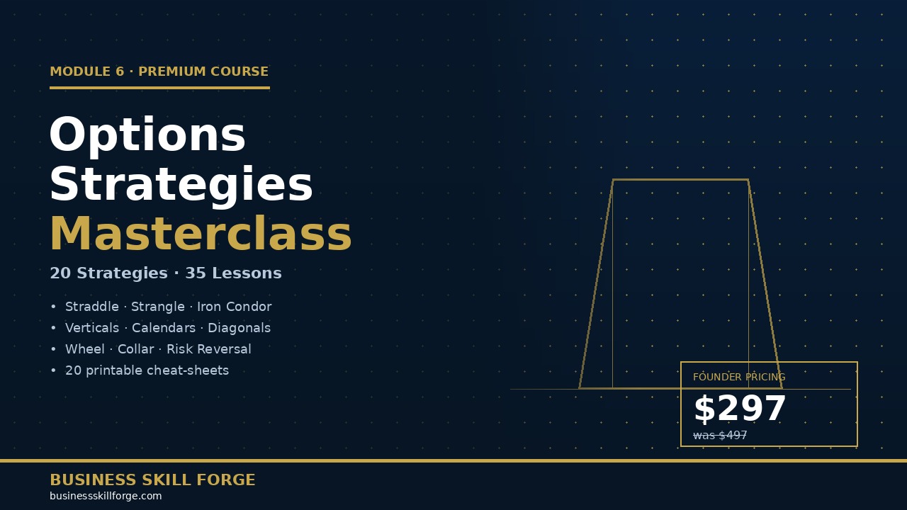 Options Strategies Masterclass (Module 6)