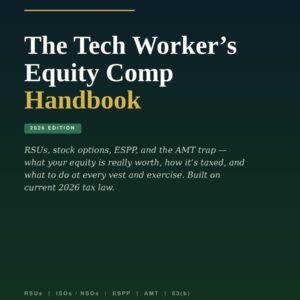 Cover of The Tech Worker's Equity Comp Handbook 2026 Edition by Business Skill Forge