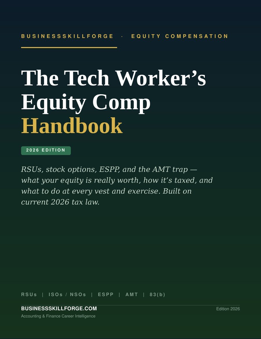 Cover of The Tech Worker's Equity Comp Handbook 2026 Edition by Business Skill Forge