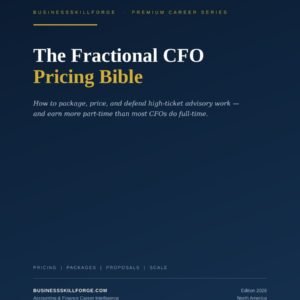 Cover of The Fractional CFO Pricing Bible by Business Skill Forge