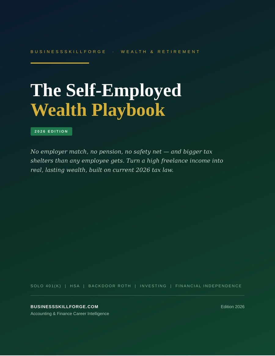 Cover of The Self-Employed Wealth Playbook 2026 Edition by Business Skill Forge